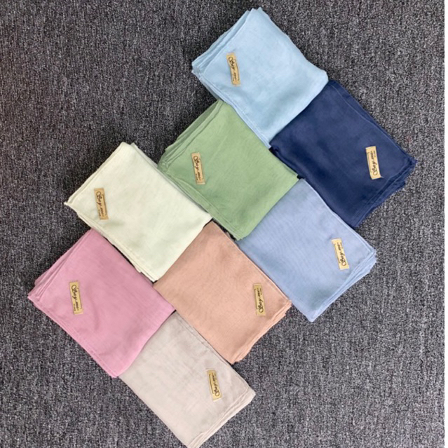 Zara Plain Paris (Hijab Paris Polos Segiempat) Katun