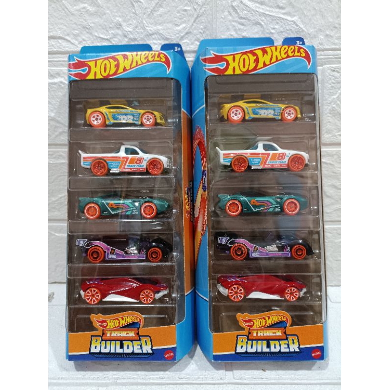 HOT WHEELS ISI 5 TRACK BUILDER / TORQUE TWISTER / DRAFTNATOR / NERVE HAMMER / HI-TECH MISSILE / EXOT