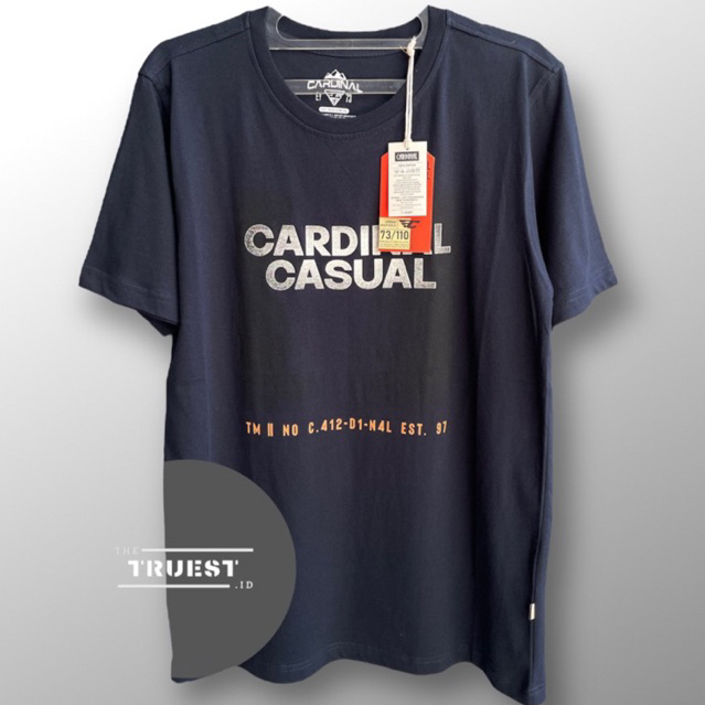 Kaos Cardinal Navy Original | Kaos Cardinal Original | Kaos Pria Cardinal