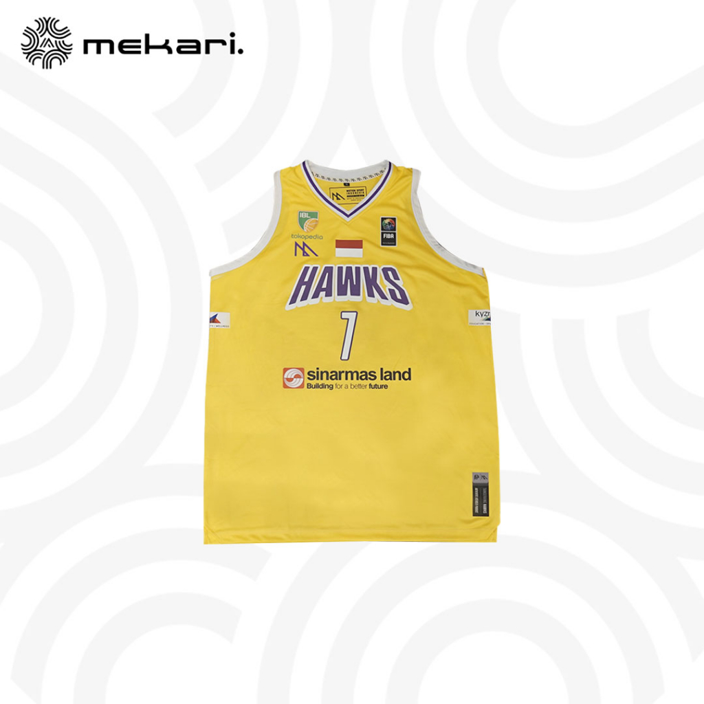 Jersey Basket - Tangerang Hawks Official Jersey 2023 (Numbered)