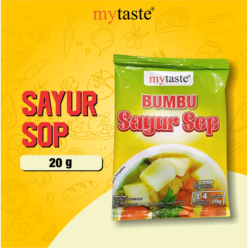 

My Taste Bumbu Sayur Sop 20gr Bumbu Sayur Sop Instan Bumbu Sayur Instan Bumbu Sachet