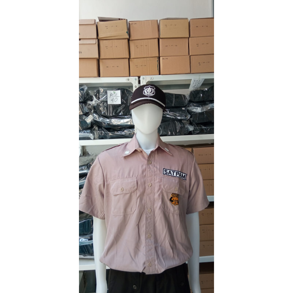 SERAGAM PDH SATPAM // SERAGAM SATPAM WARNA COKLAT
