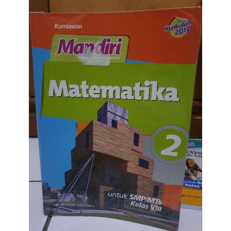 Buku mandiri matematika kelas 8 erlangga kur 2013