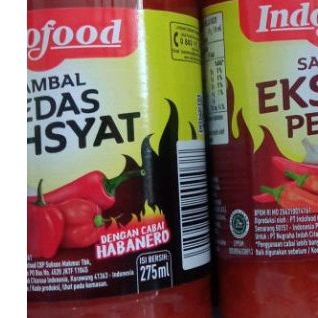 

sambal indofood extra pedas DAshat 275ml