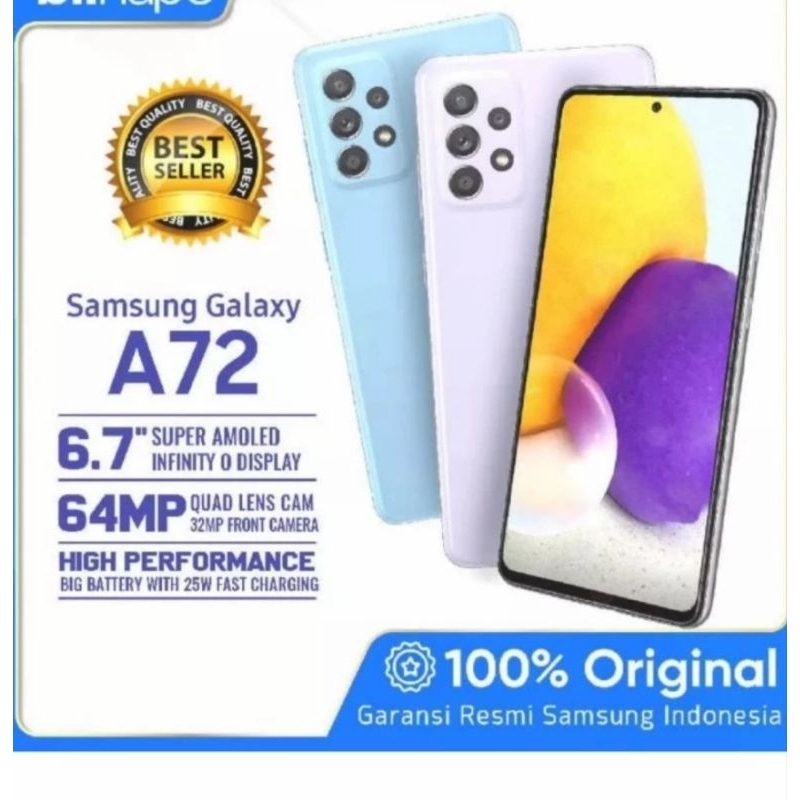 samsung a72 ram 8/128