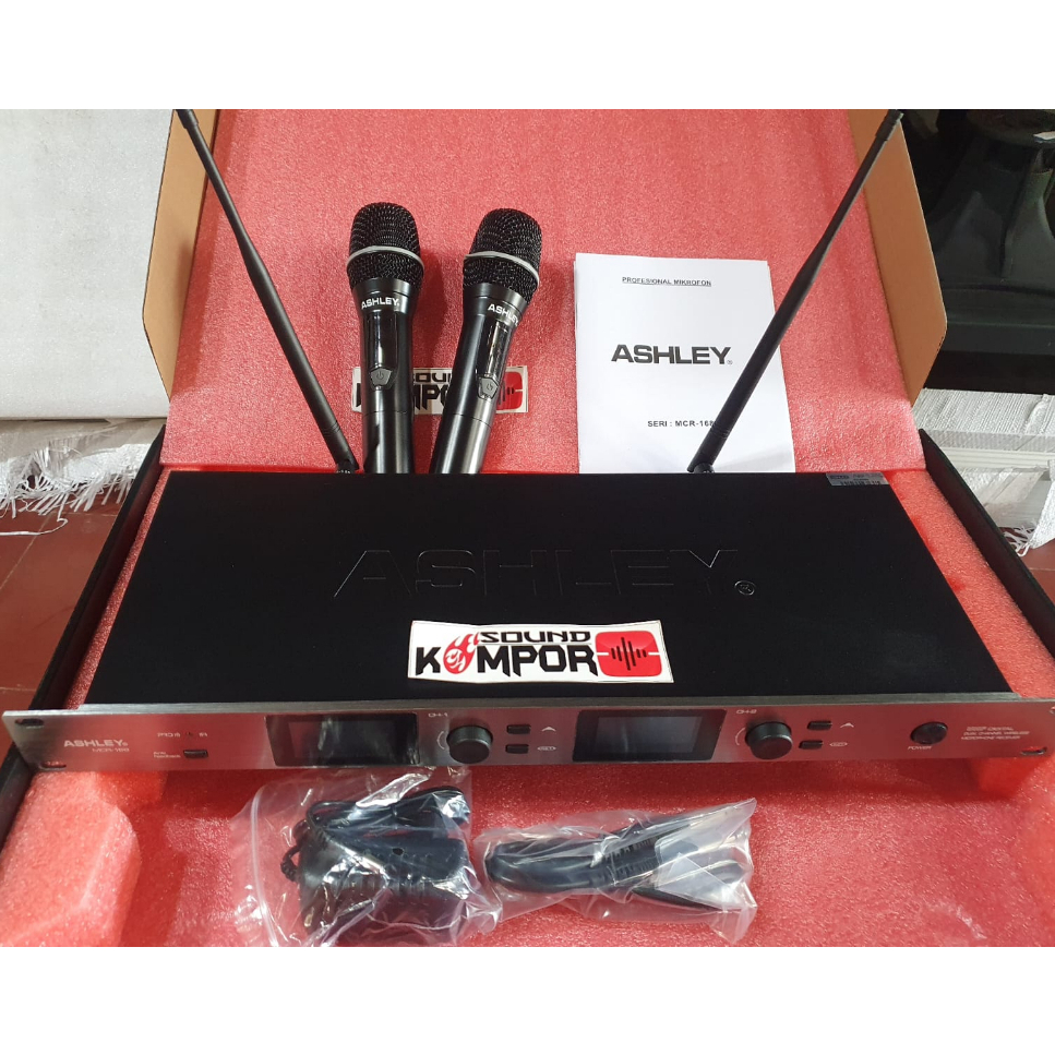MIC WIRELESS ASHLEY MCR 168 ADA ANTI FEEDBACK ASHLEY MCR168