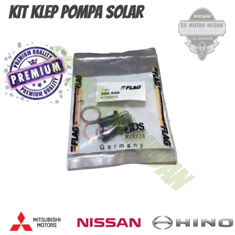 KIT KLEP POMPA SOLAR UNIVERSAL FLAG