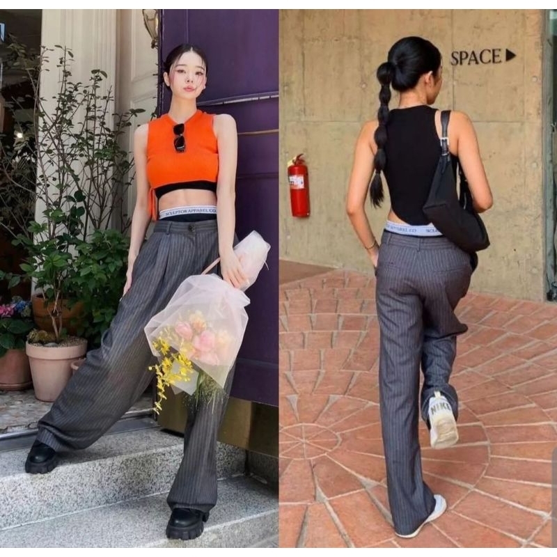 Jea Classic FF306192 Pants highwaist jennie blackpink celana panjang