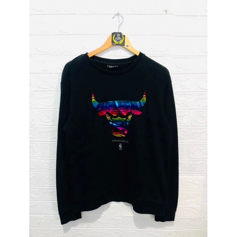 Crewneck chicago bulls rainbow second