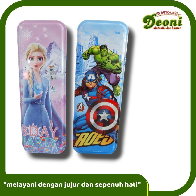 

Kotak Pencil Kaleng Kotak Pensil Pencil Case AD-133/1522