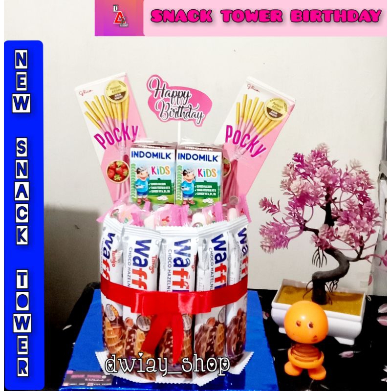 

SNACK TOWER TERBARU / SNACK TOWER KEKINIAN BIRTHDAY / KUE ULTAH VIRAL