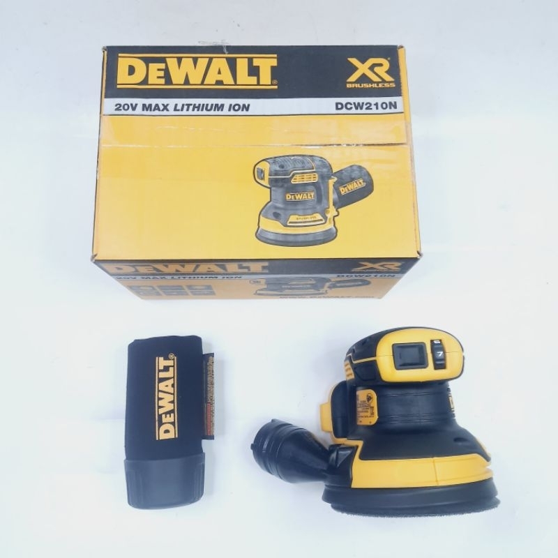 Mesin Orbital Sander Cordless Brushless DEWALT DCW 210 ( Unit Only )