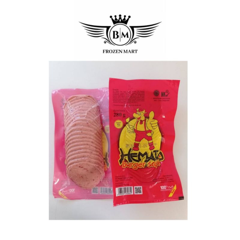 

Burger sapi mini hemato 280gr