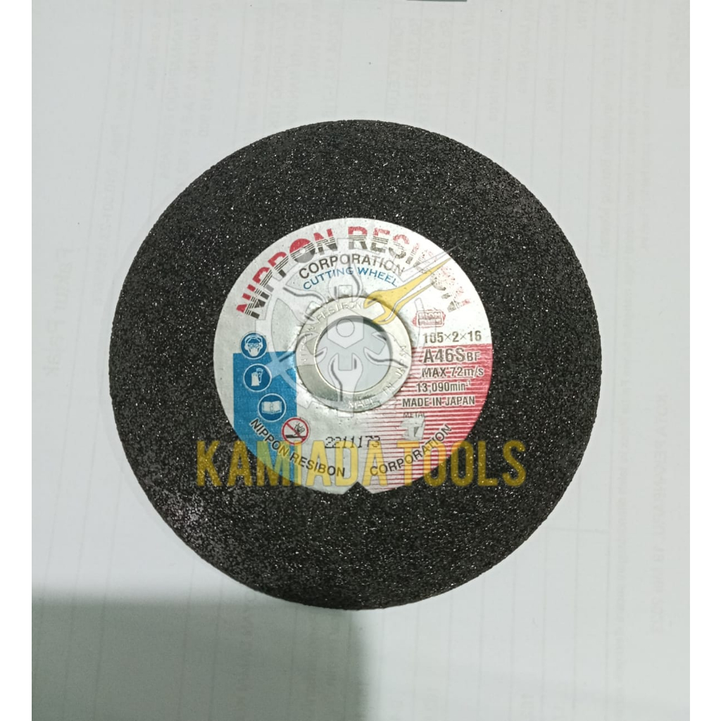 Batu Gerenda Potong 4" NIPPON RESIBON/Cutting Wheel/Mata Gerenda NIPPON RESIBON