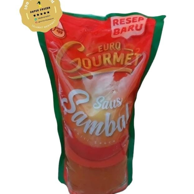 

Euro Gourmet Saus Sambal 500gr-1Kg