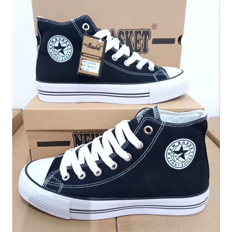 [100% ORIGINAL] Sepatu Sekolah New Basket (NB) Sol Tinggi 3323 HC Original Kualitas Terbaik / Tinggi