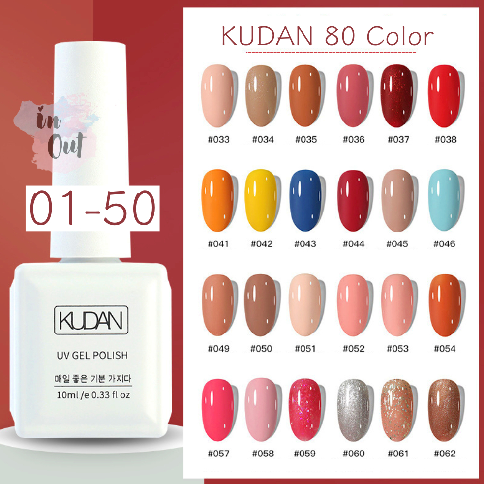 (01-50) KUDAN UV LED Gel Nail Polish Kutek Kuku Gel UV Halal cat kuku UV Kutek UV kutek viral Nail G