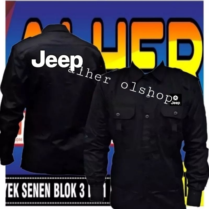 Kemeja Jeep baju Jeep kemeja off-road baju off-road kemeja offroad baju offroad kemeja adventure baj