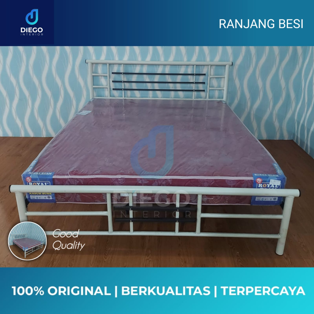 Ranjang Besi Minimalis