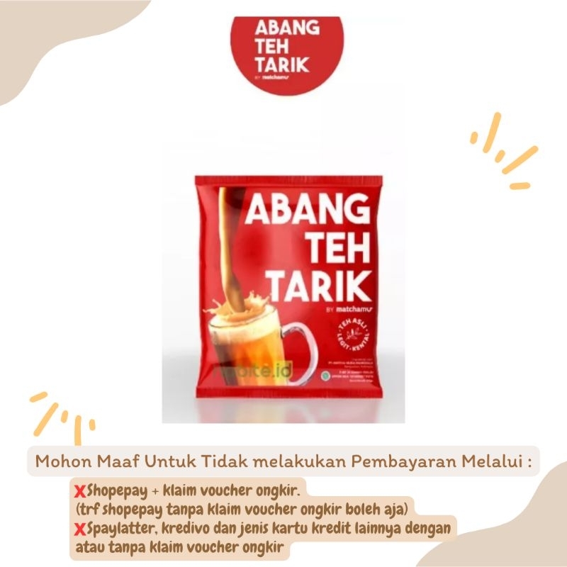 

Abang Teh Tarik Kemasan Sachet By Matchamu - Teh Tarik Tanpa Gula Rafinasi Non Pengawet