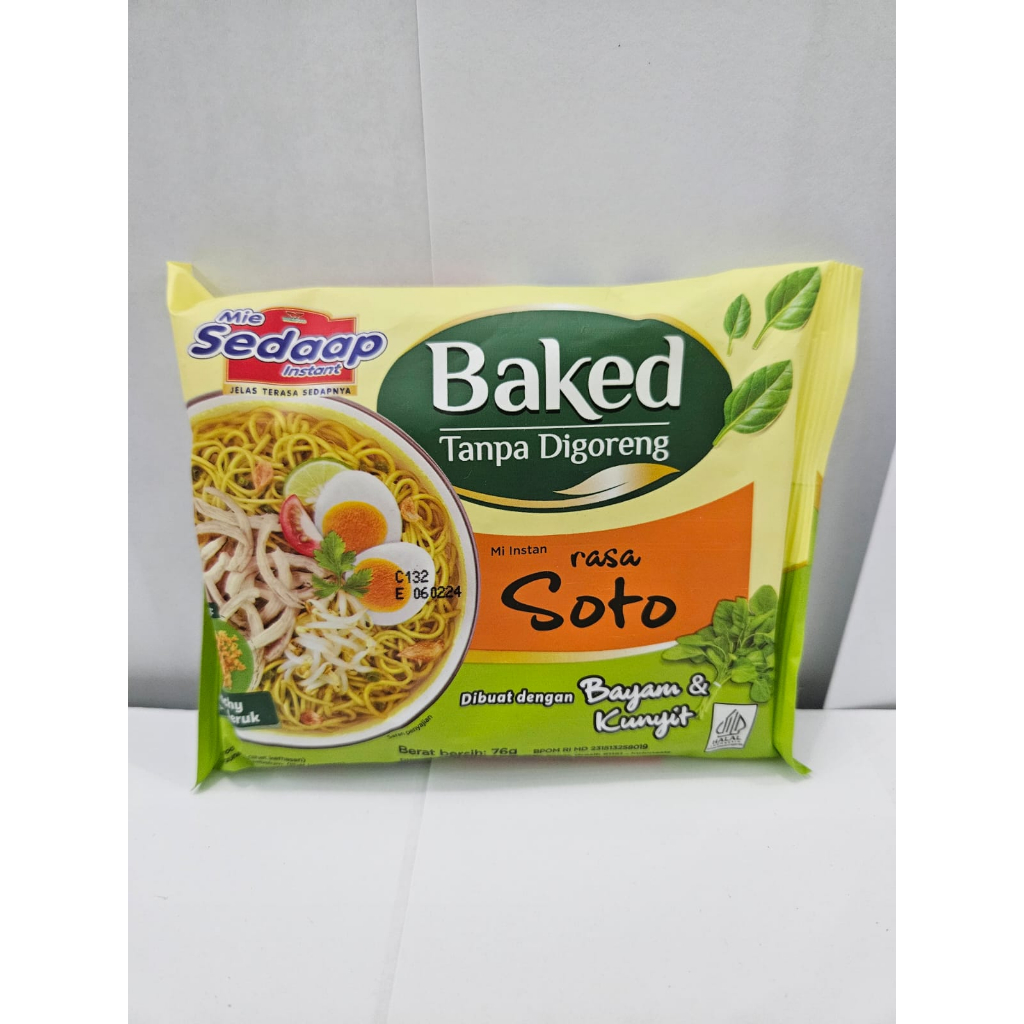 

Sedaap Mie Instant Baked Tanpa Digoreng rasa Soto 76 gram