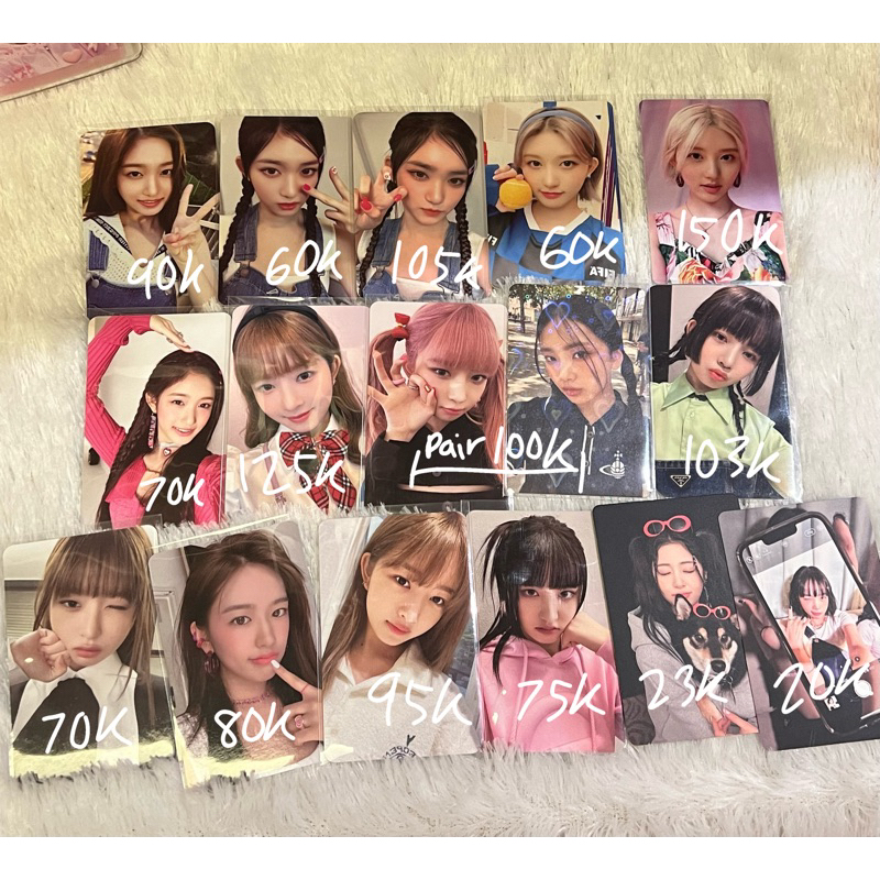 [READY] Ive photocard leeseo gaeul rei liz yujin wonyoung yujin lesserafim chaewon new jeans hyein m