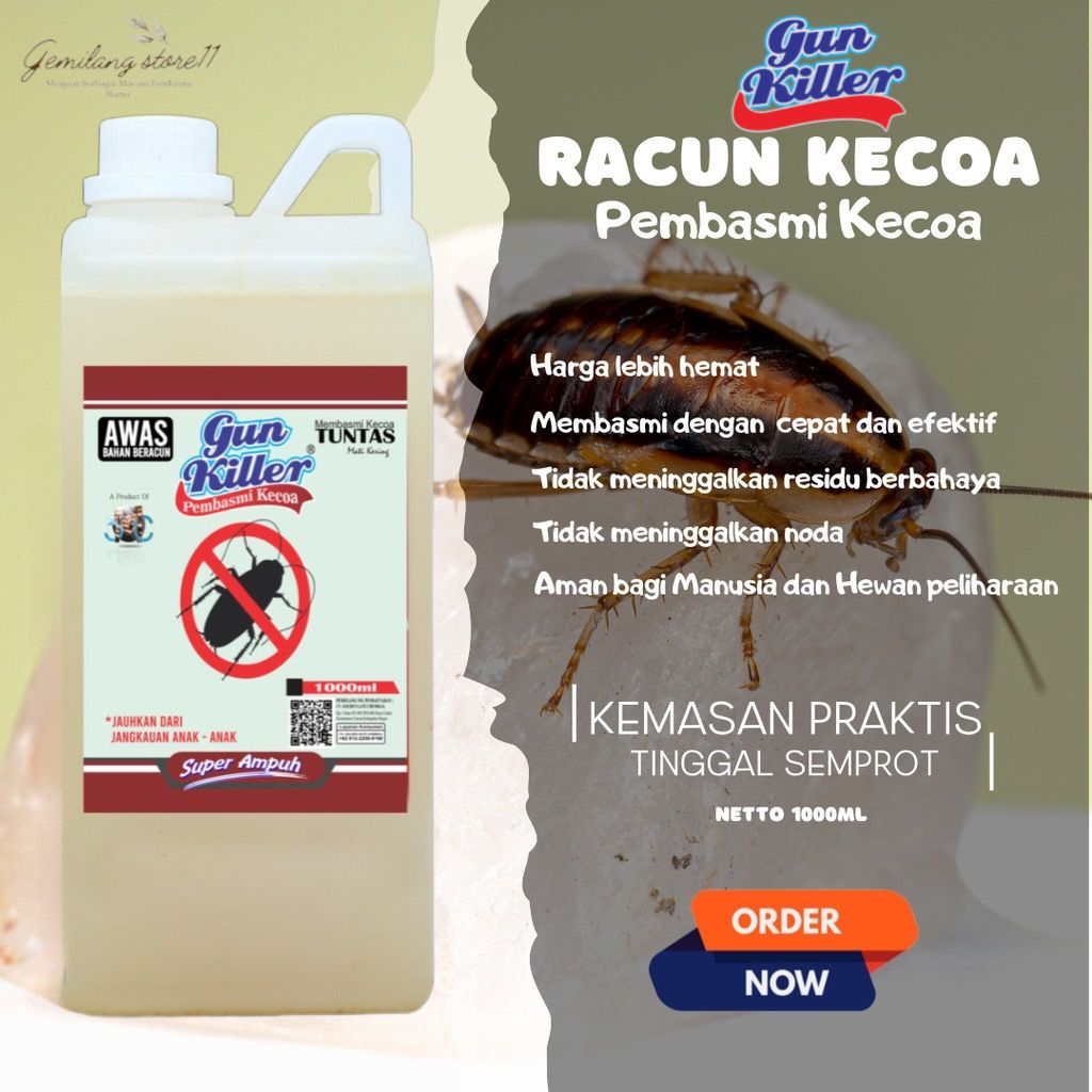 obat pembasmi kecoa, obat kecoa ampuh semprot, Gun Killer pembasmi kecoa di dalam mobil