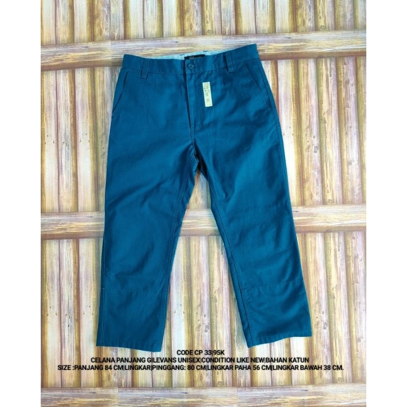 ANGKLE PANTS GILEVANS UNISEX|GILEVANS|CP 33