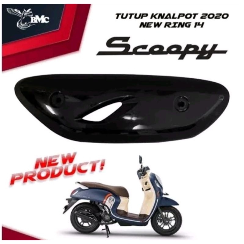Tutup knalpot Scoopy 2020  plus baut tameng knalpot Scoopy 2020