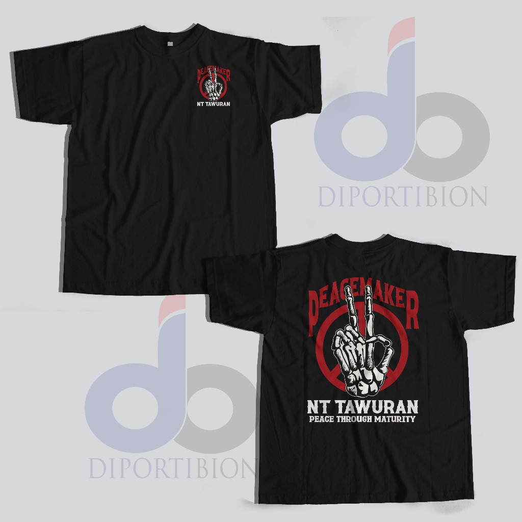 ANTI TAWURAN KAOS LENGAN PENDEK / PEACEMAKER NT TAWURAN KAOS LENGAN PENDEK