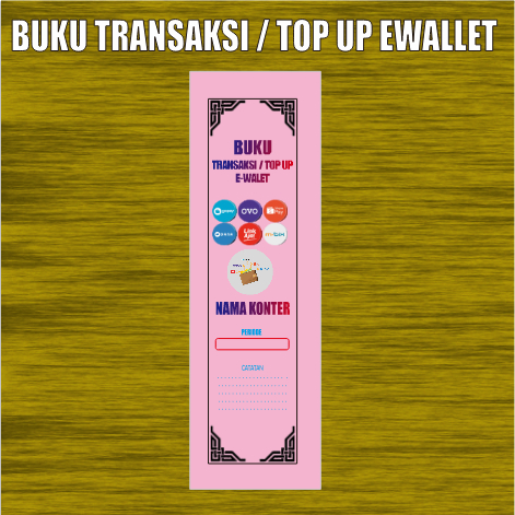 Buku transaksi e-walet / Buku transaksi top up e-wallet 2