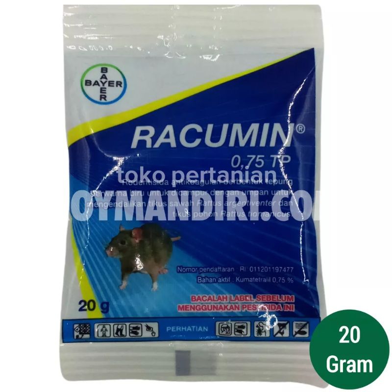 RODENTISIDA RACUMIN 0,75 20 GRAM