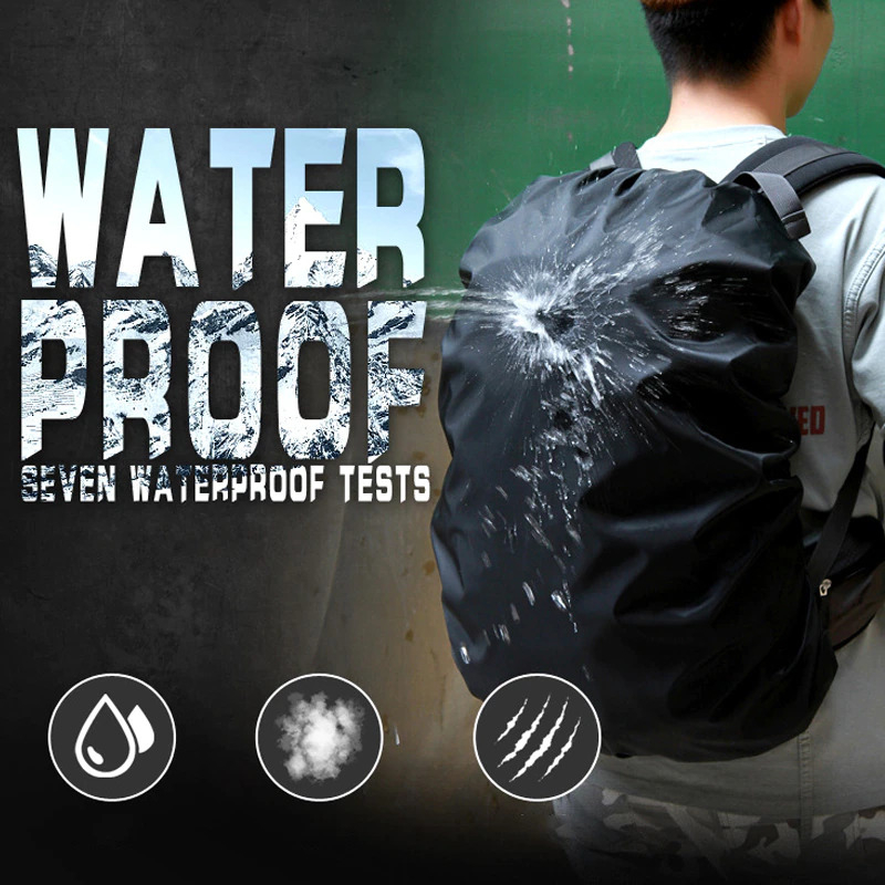 Rhodey Waterproof Rain Cover Bag 35 45 60 80 Liter` Sarung Tas Anti Air Kerir Carrier Ransel 25L 30L