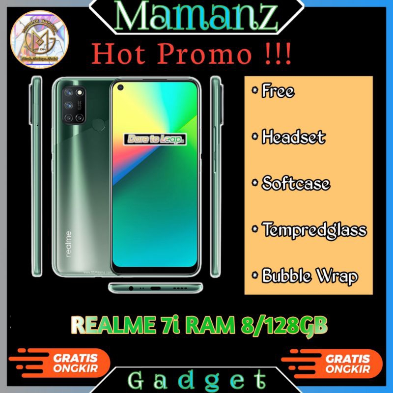 Realme 7i Ram 8/128Gb ex Resmi murah
