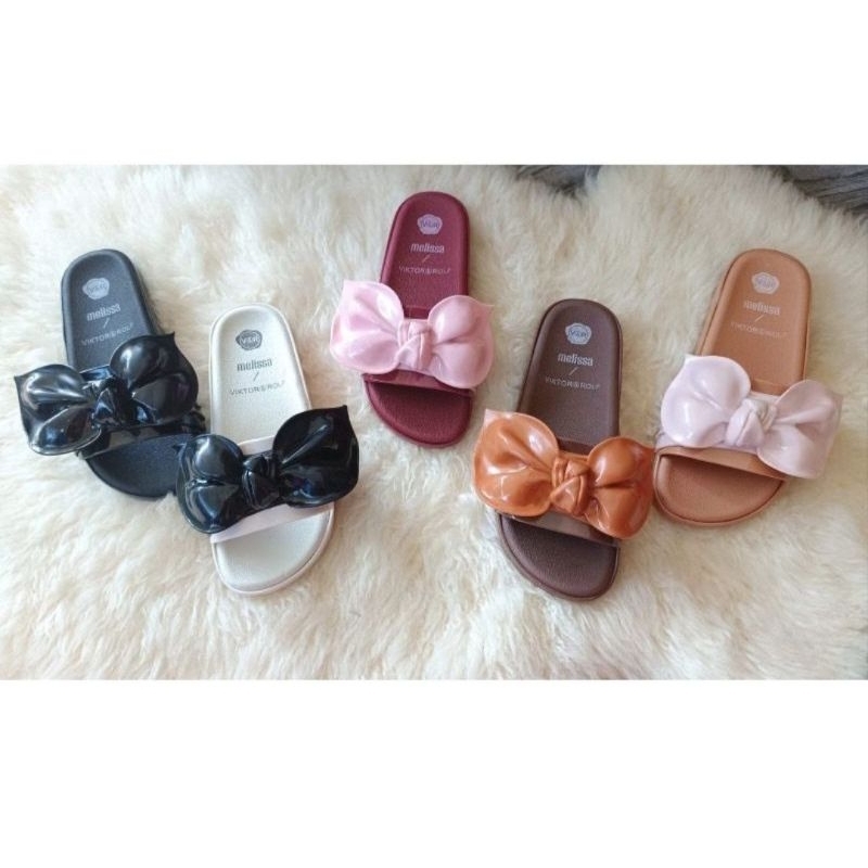 sandal melissa beach slide next gen tie + victor and rolf size 36-40