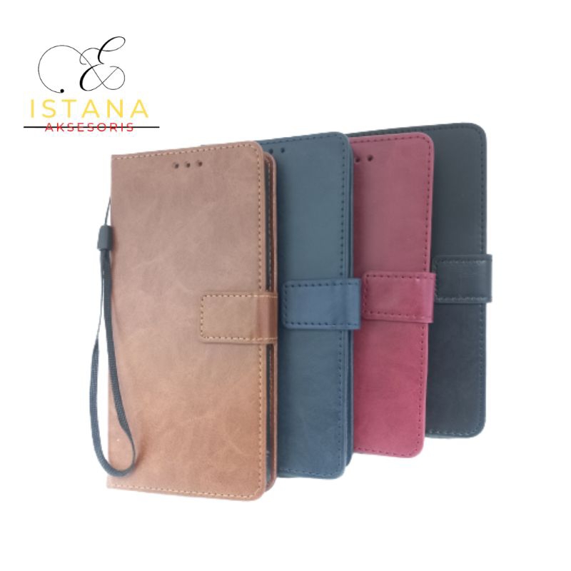 Flip cover oppo A3s / Case dompet a3s / Case tutup buka hp