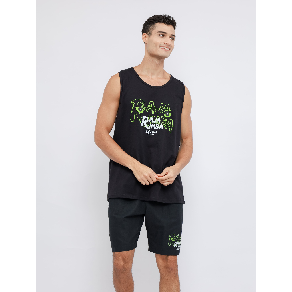 K&S x SINGARAJA - Sleeveless Shirt Kaos Oblong Baju You-Can-See