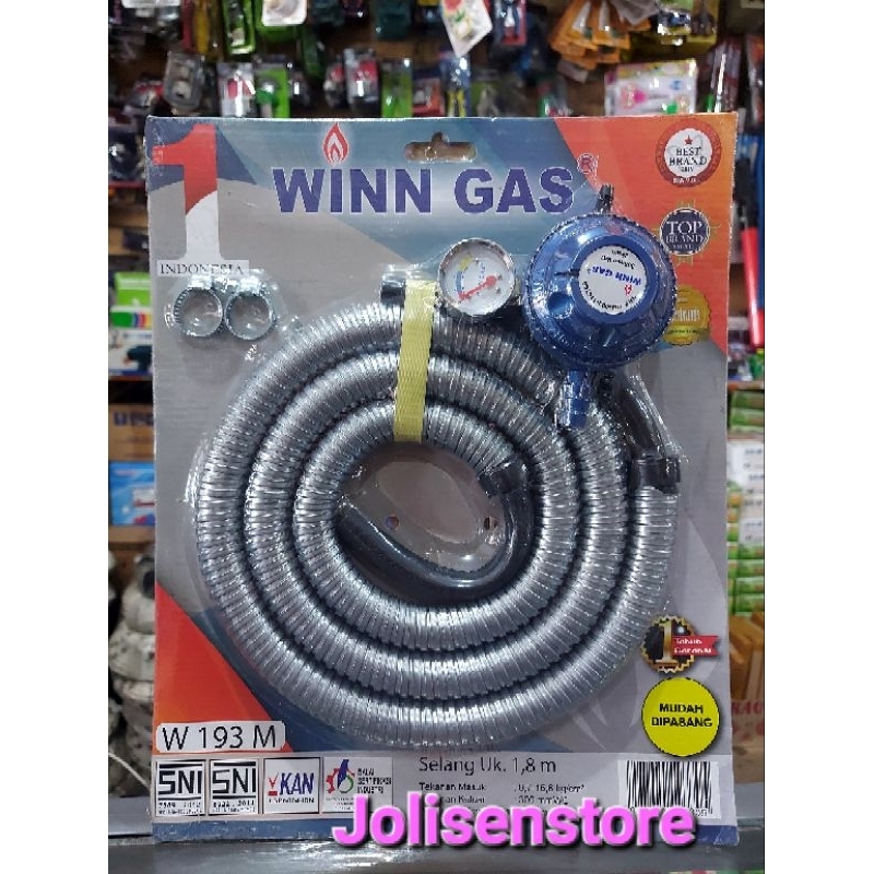 Selang kompor gas/Regulator selang winn gas/selang regulator kompor gas winn gas