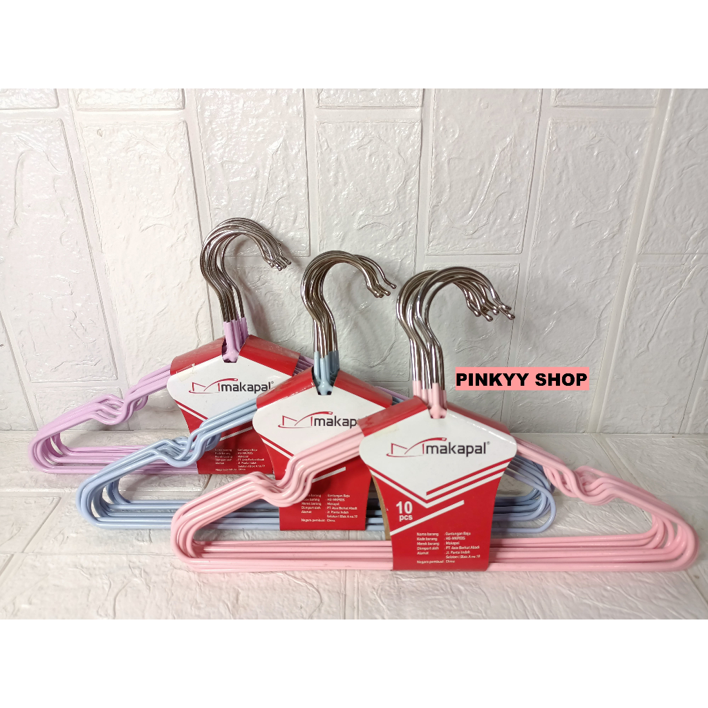 gantungan baju anak stainles steel makapal 10pcs