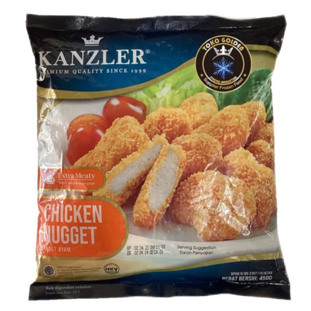 

Kanzler chicken nugget 450gr