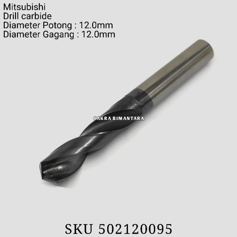 Carbide drill 12.0 mm mata bor 12.0mm untuk besi dan baja 12 mm bekas