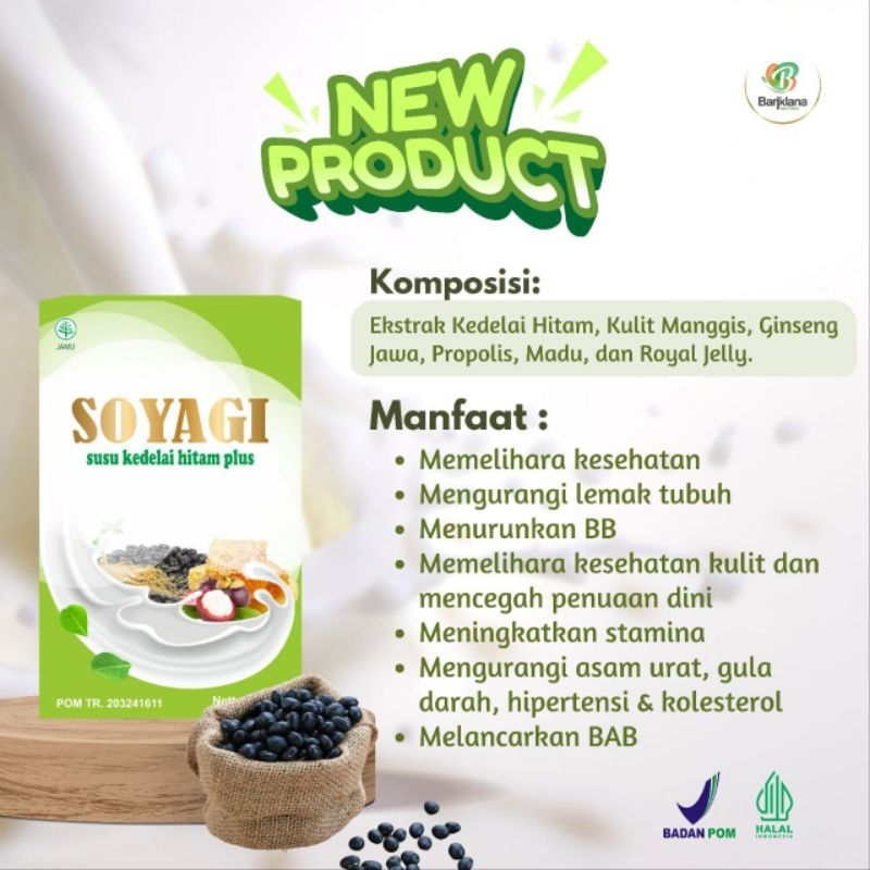 

SOYAGI SUSU KEDELAI HITAM WITH HERBAL SUSU DIET