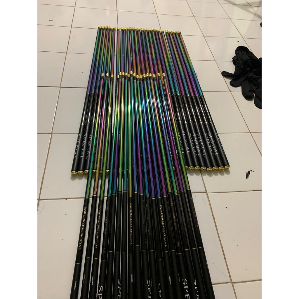 Pancing Simano joran tegek borderless special glk pelangi 360 450 540 630 720