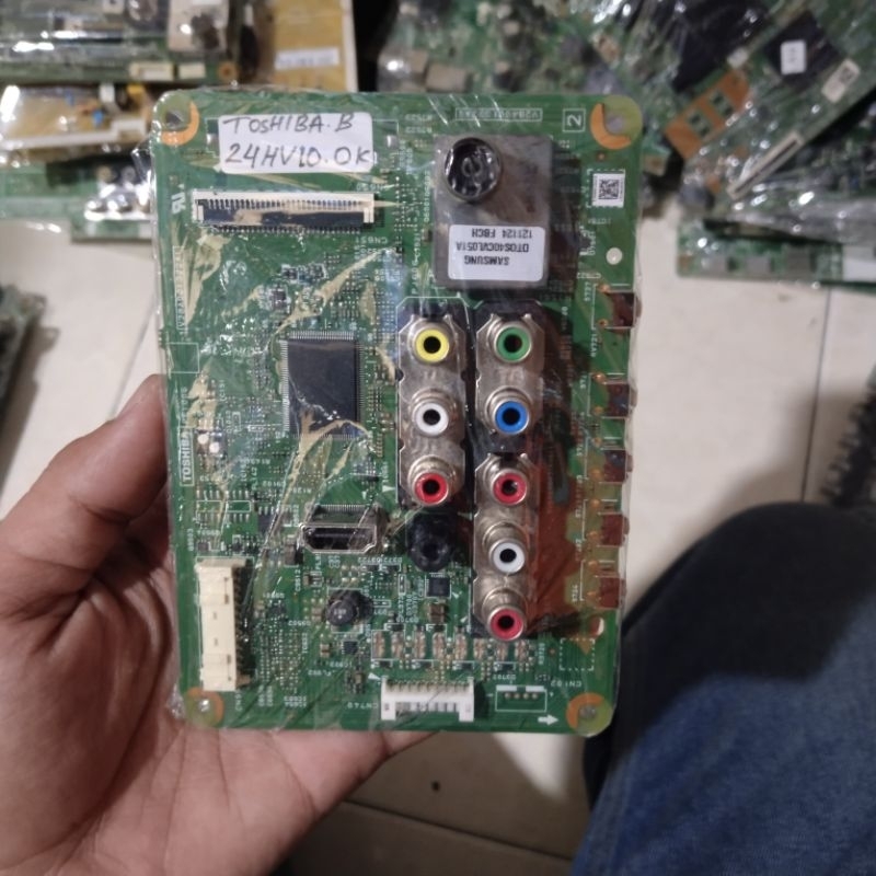MB TV TOSHIBA 24HV10E2 BARU - MAINBOARD - MOTHERBOARD - MB - MESIN TV - MOBO - MODUL