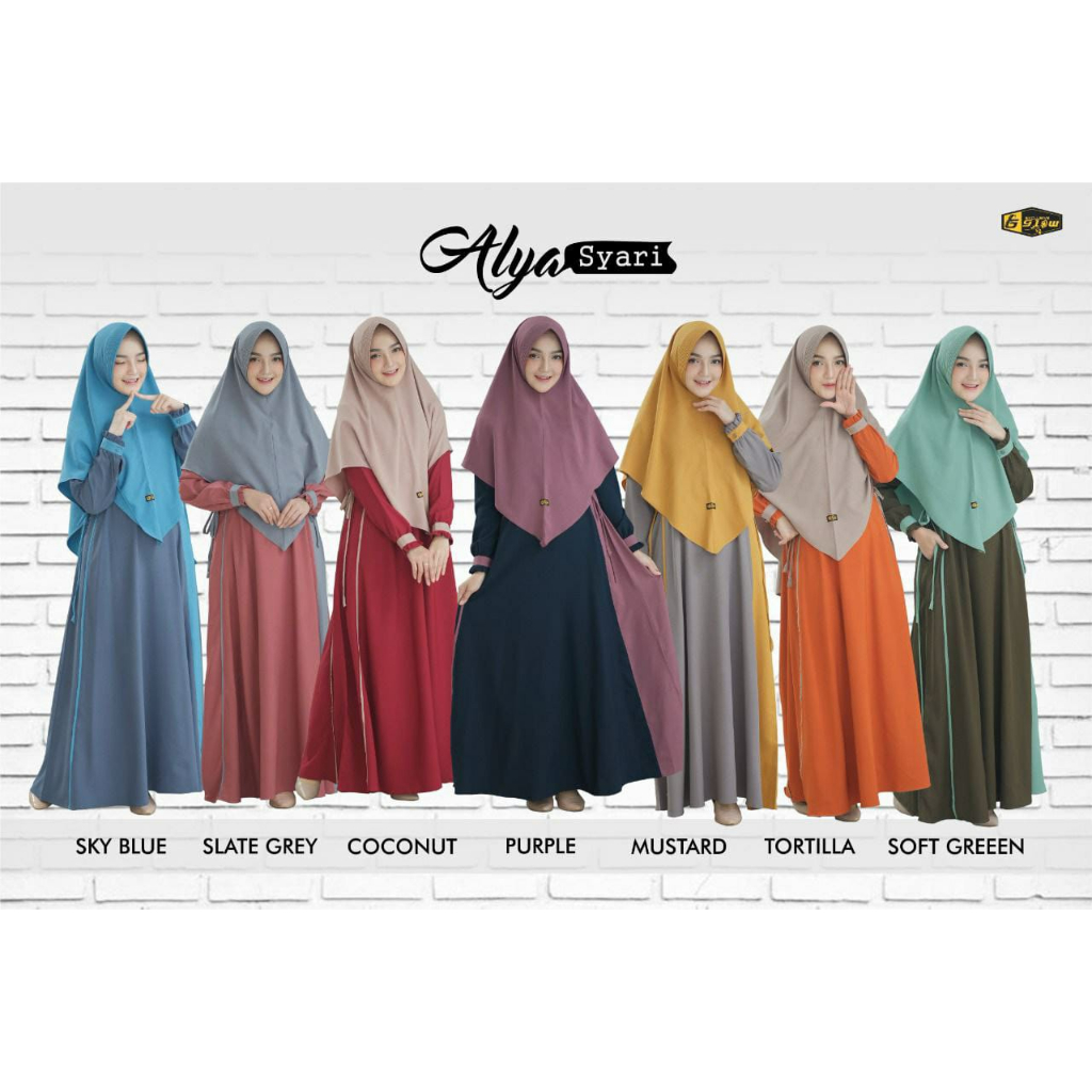 ALYA SYARI DRESS ONLY BY GLOW EXCLUSIVE