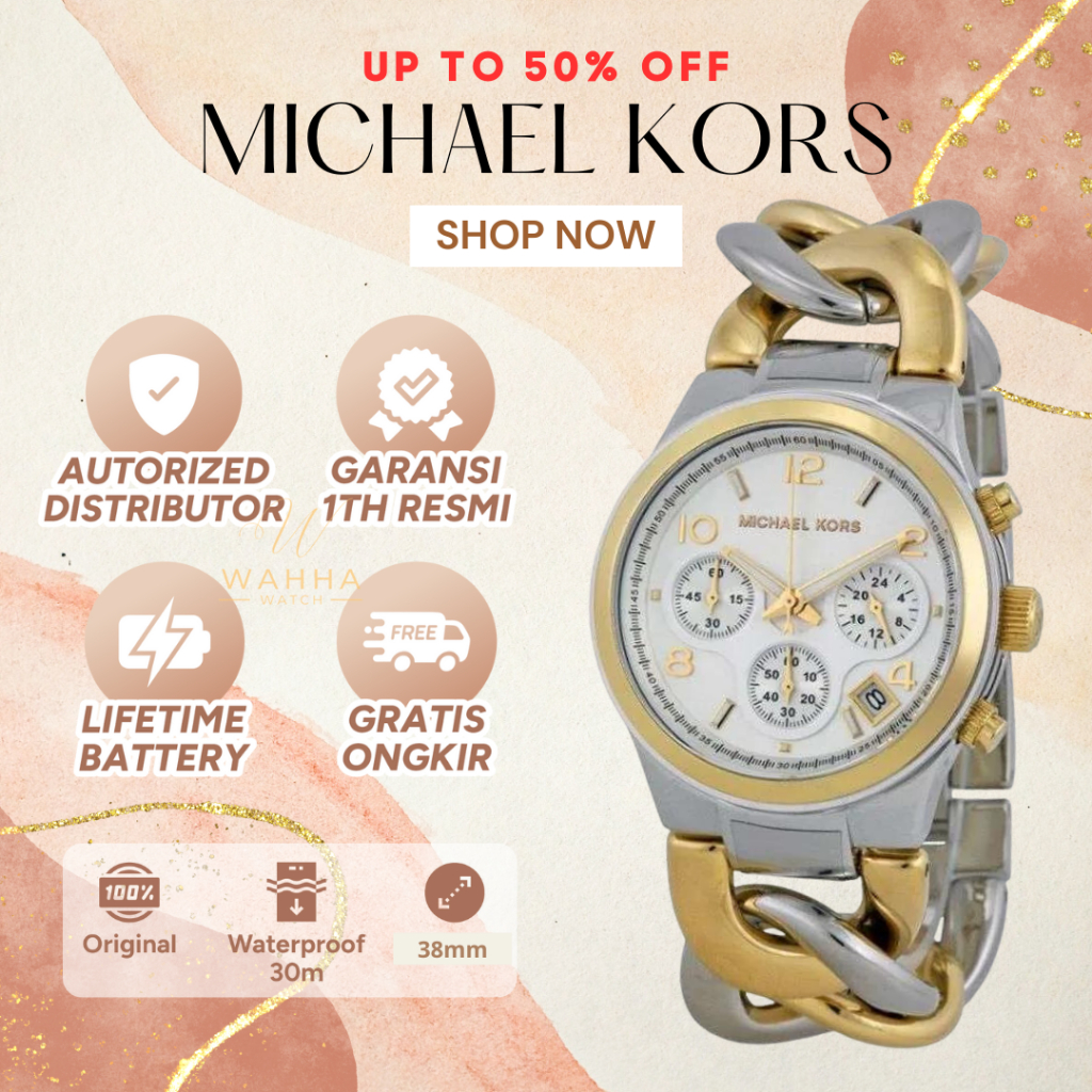 [ORIGINAL]-[COD] ✅ Jam Tangan Wanita Michael Kors MK3199 / MK 3199 Watch -[BERGARANSI]