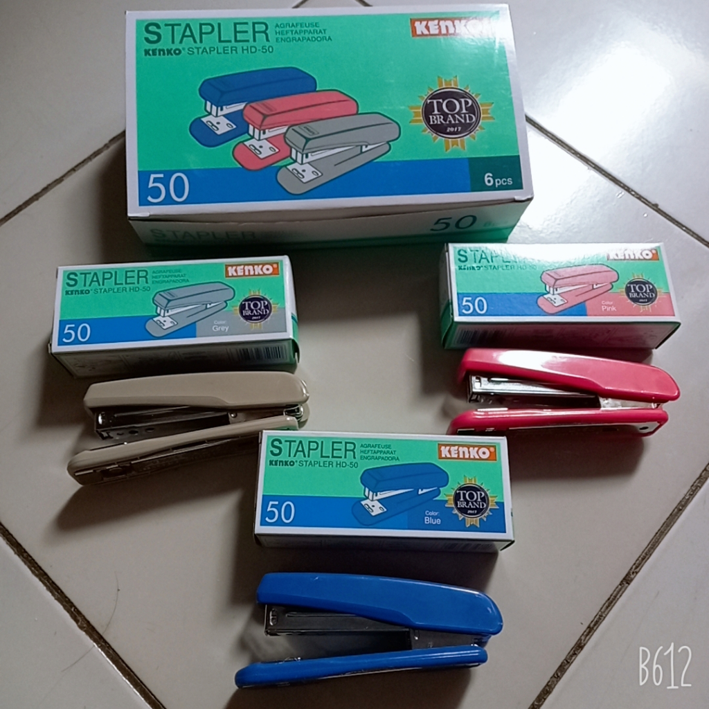 

Staples/stapler Besar Kenko HD-50 (warna dikirim acak)