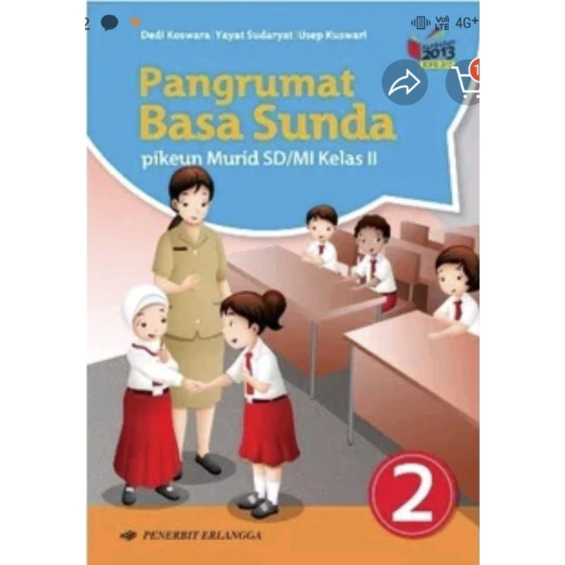 Buku bahasa sunda kelas 2 Erlangga
