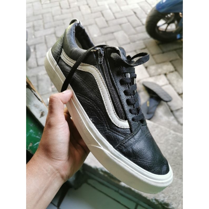 Vans Oldskool Leather Zipper