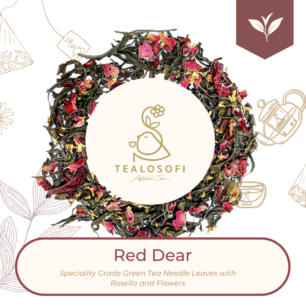 

Red dear - Tealosofi Artisan Tea Green Tea Blend